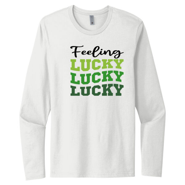 Feeling Lucky - Unisex Premium Cotton Long Sleeve T-Shirt Thumbnail