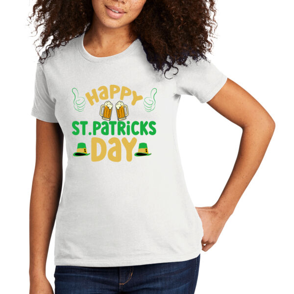 Happy St Patricks Day - Women's Premium Cotton T-Shirt Thumbnail