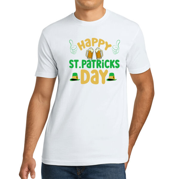 Happy St Patricks Day - Unisex Premium Cotton T-Shirt Thumbnail