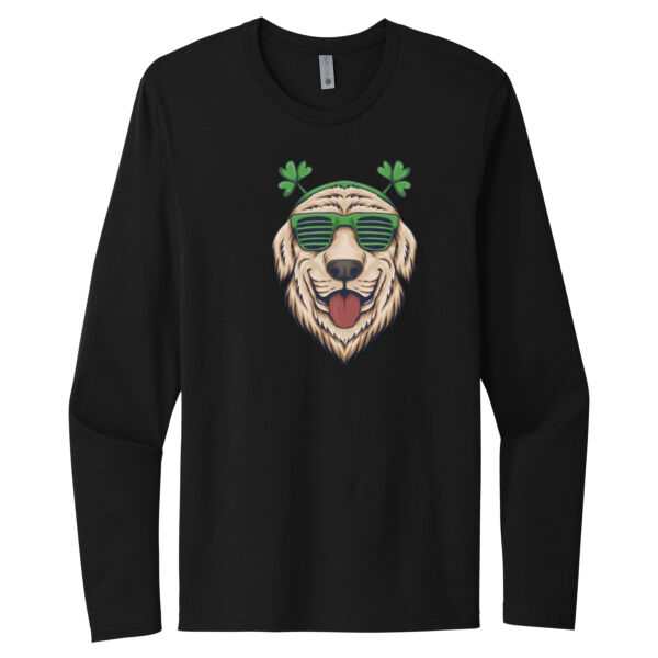 Irish Dog - Unisex Premium Cotton Long Sleeve T-Shirt Thumbnail