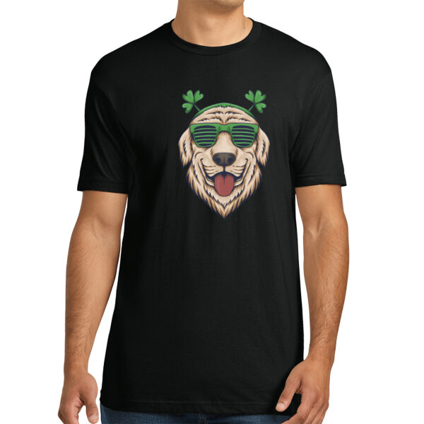 Irish Dog - Unisex Premium Cotton T-Shirt Thumbnail