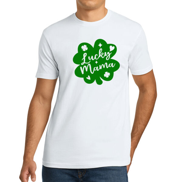 Lucky Mama - Unisex Premium Cotton T-Shirt Thumbnail