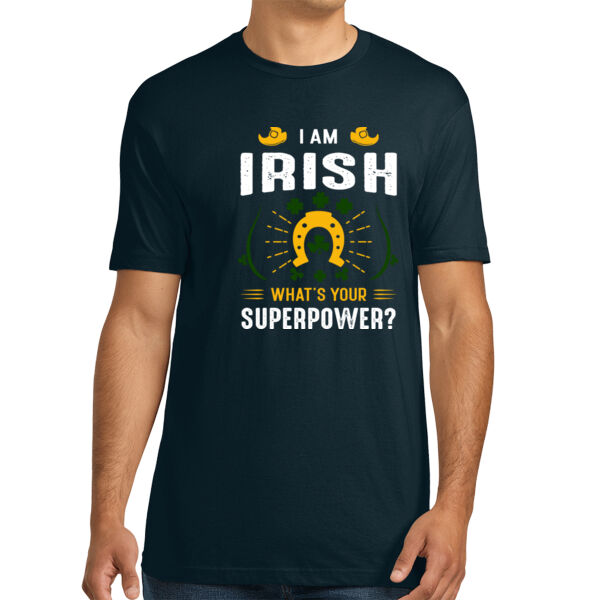 Irish Superpower - Unisex Premium Cotton T-Shirt Thumbnail
