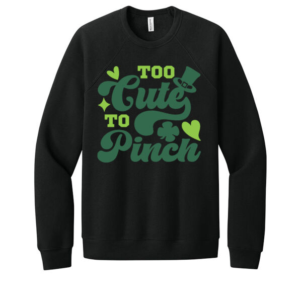 Too Cute to Pinch - Unisex Premium Fleece Crew Sweatshirt Thumbnail