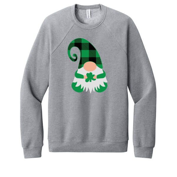 St. Patrick's Day Gnome - Unisex Premium Fleece Crew Sweatshirt Thumbnail