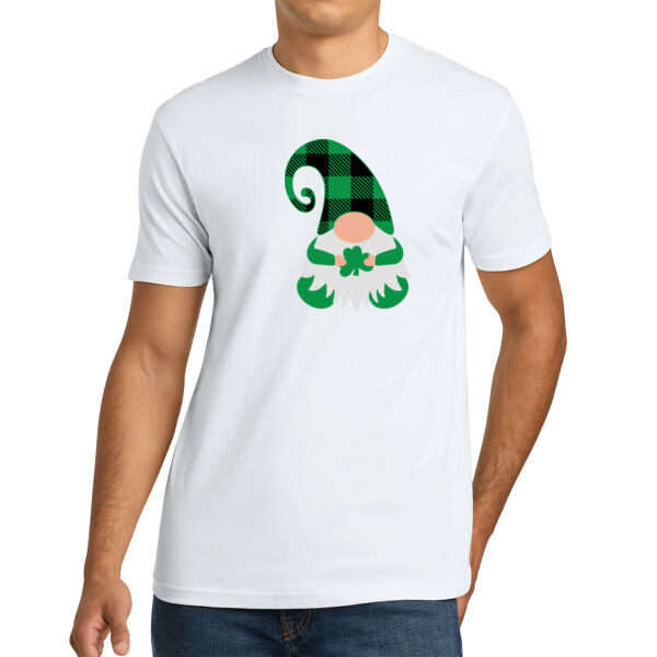 St. Patrick's Day Gnome - Unisex Premium Cotton T-Shirt Thumbnail