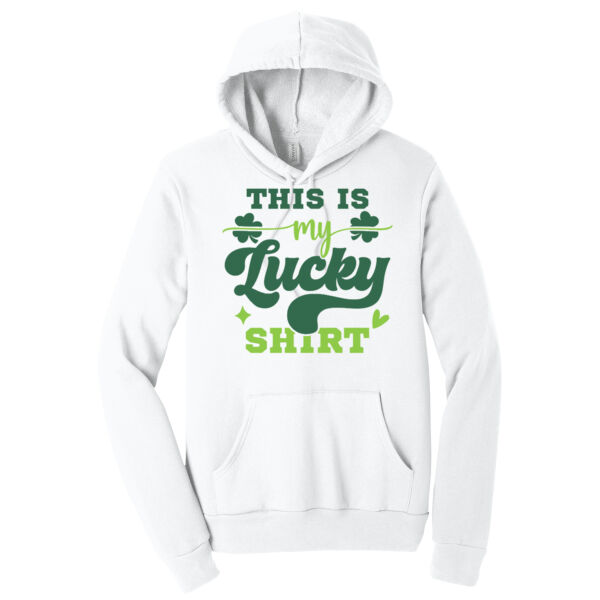 This is My Lucky Shirt - Unisex Premium Fleece Hooded Sweatshirt Thumbnail