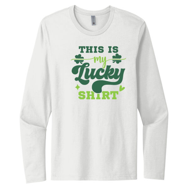 This is My Lucky Shirt - Unisex Premium Cotton Long Sleeve T-Shirt Thumbnail
