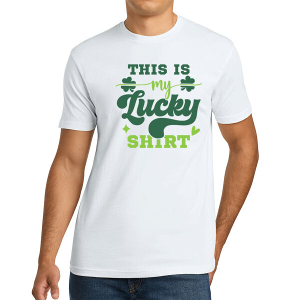 This is My Lucky Shirt - Unisex Premium Cotton T-Shirt Thumbnail