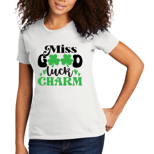 Miss Good Luck Charm - Women's Premium Cotton T-Shirt Thumbnail