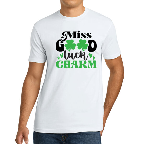 Miss Good Luck Charm - Unisex Premium Cotton T-Shirt Thumbnail