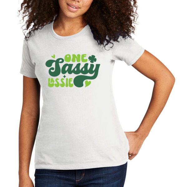 One Sassy Lassie - Women's Premium Cotton T-Shirt Thumbnail