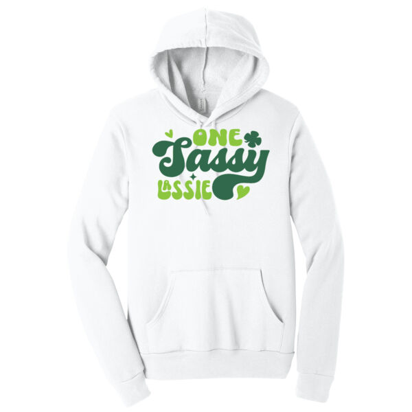 One Sassy Lassie - Unisex Premium Fleece Hooded Sweatshirt Thumbnail