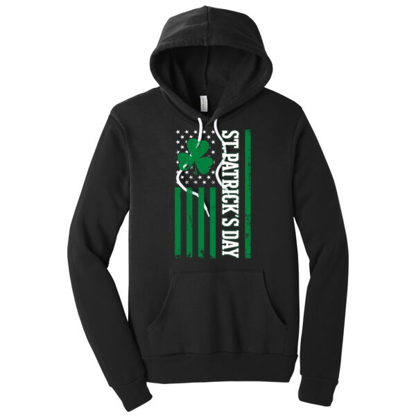 USA St. Patrick's Day - Unisex Premium Fleece Hooded Sweatshirt Thumbnail