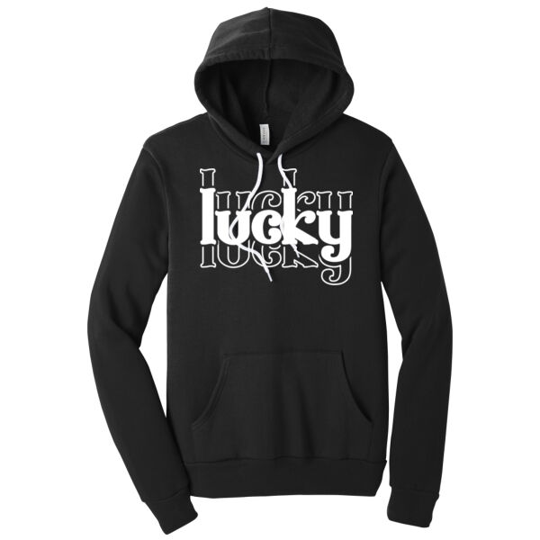 Lucky - Unisex Premium Fleece Hooded Sweatshirt Thumbnail