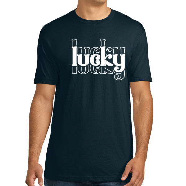 Lucky - Unisex Premium Cotton T-Shirt Thumbnail