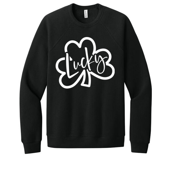 Lucky Clover - Unisex Premium Fleece Crew Sweatshirt Thumbnail