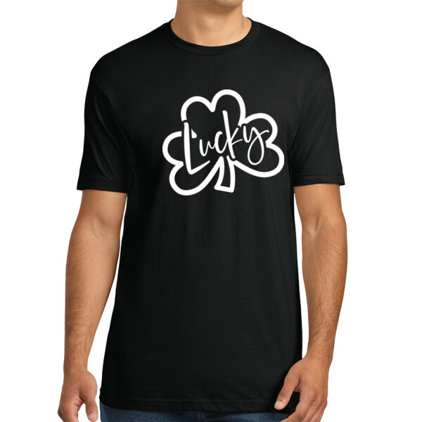 Lucky Clover - Unisex Premium Cotton T-Shirt Thumbnail