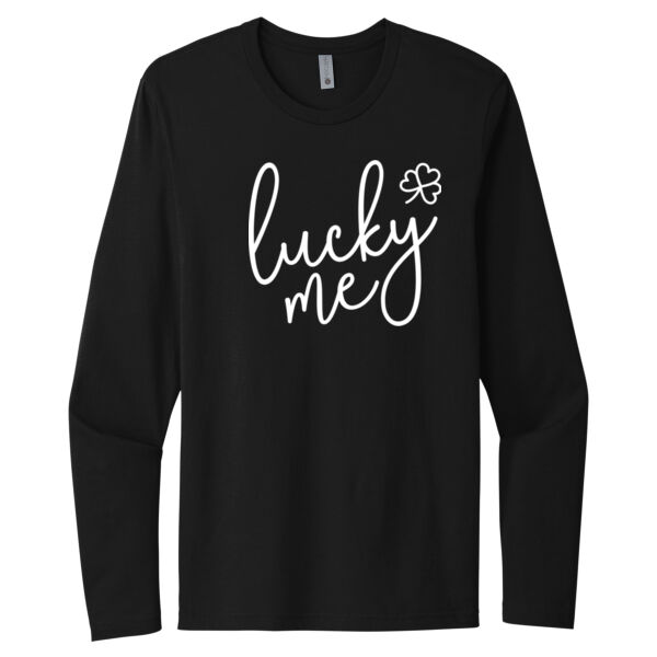 Lucky Me - Unisex Premium Cotton Long Sleeve T-Shirt Thumbnail