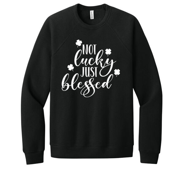 Lucky and Blessed - Unisex Premium Fleece Crew Sweatshirt Thumbnail