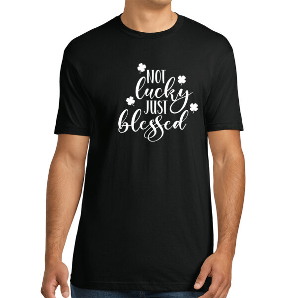 Lucky and Blessed - Unisex Premium Cotton T-Shirt Thumbnail