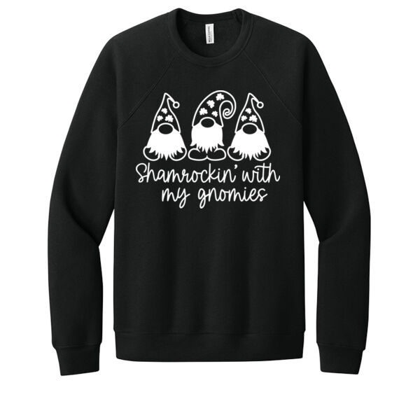 Shamrockin' With My Gnomies - Unisex Premium Fleece Crew Sweatshirt Thumbnail