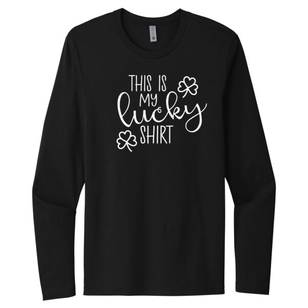 My Lucky Shirt - Unisex Premium Cotton Long Sleeve T-Shirt Thumbnail