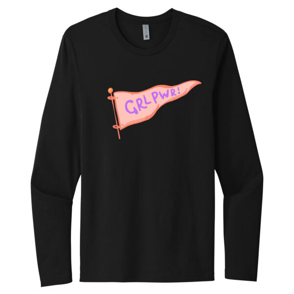 Girl Power - Unisex Premium Cotton Long Sleeve T-Shirt Thumbnail