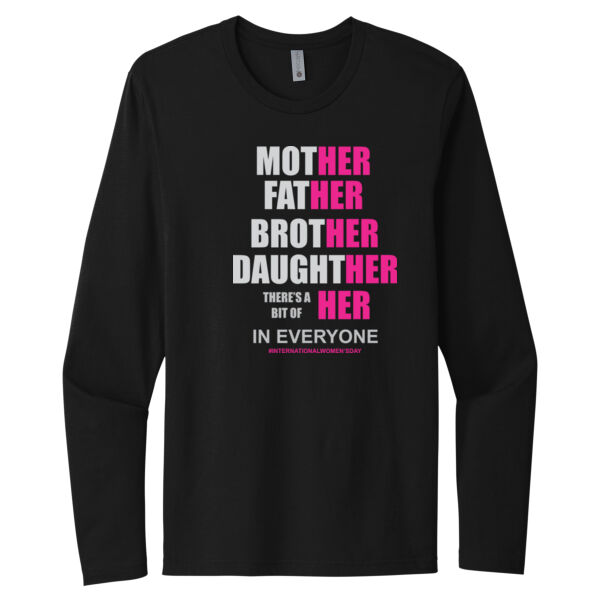 Everything About Her - Unisex Premium Cotton Long Sleeve T-Shirt Thumbnail