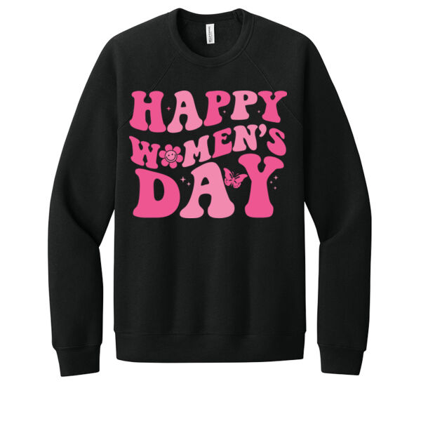Happy Women's Day - Unisex Premium Fleece Crew Sweatshirt Thumbnail