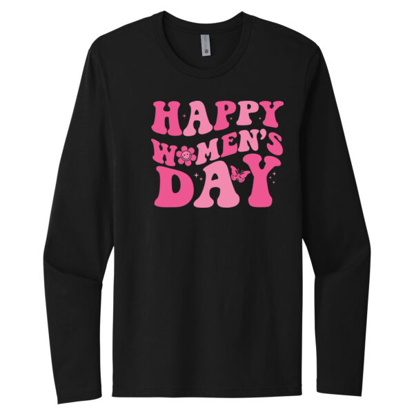 Happy Women's Day - Unisex Premium Cotton Long Sleeve T-Shirt Thumbnail