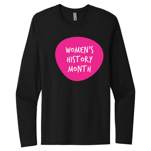 Women's History Month - Unisex Premium Cotton Long Sleeve T-Shirt Thumbnail