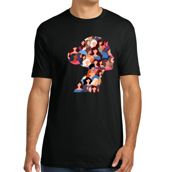 Girl - Unisex Premium Cotton T-Shirt Thumbnail
