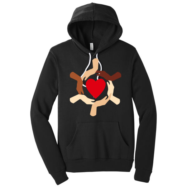 Hands & Heart - Unisex Premium Fleece Hooded Sweatshirt Thumbnail