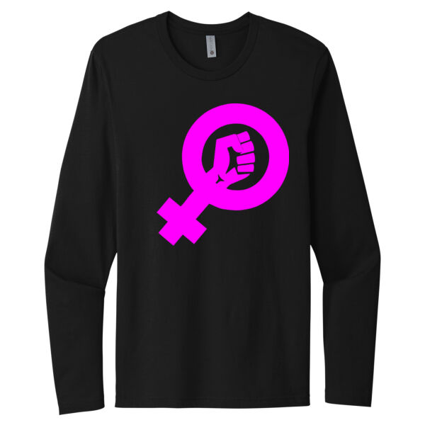Girl Power 3 - Unisex Premium Cotton Long Sleeve T-Shirt Thumbnail