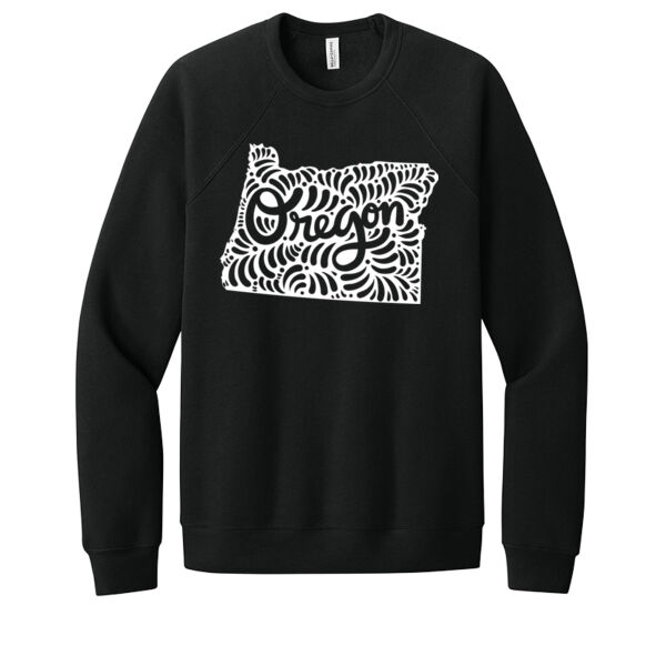 Oregon - Unisex Premium Fleece Crew Sweatshirt Thumbnail