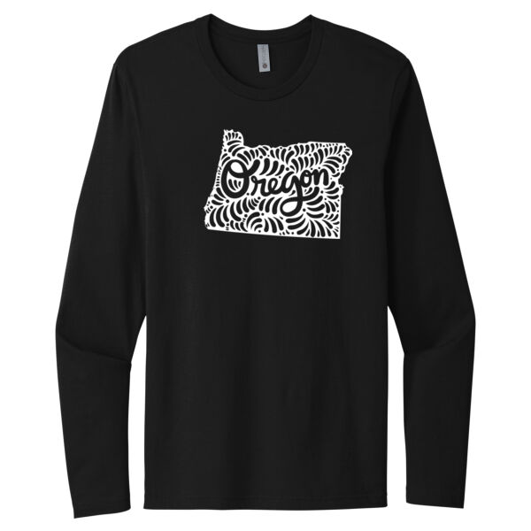 Oregon - Unisex Premium Cotton Long Sleeve T-Shirt Thumbnail