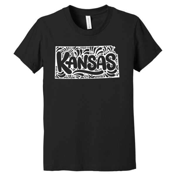 Kansas - Youth Jersey Short Sleeve Tee Thumbnail