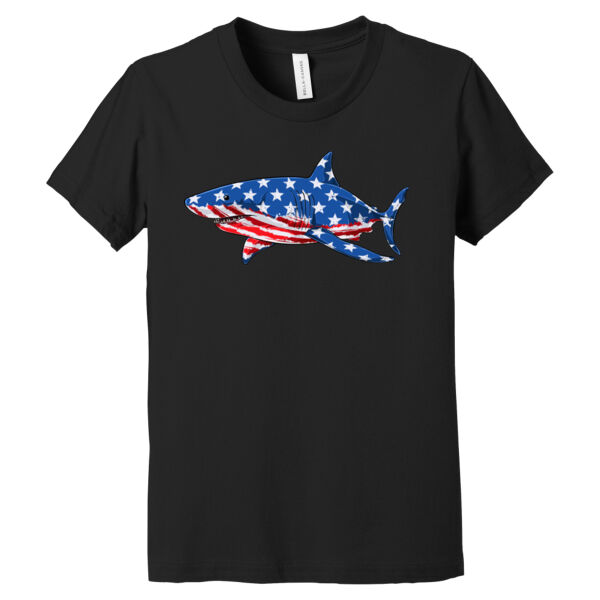 USA Shark - Youth Jersey Short Sleeve Tee Thumbnail