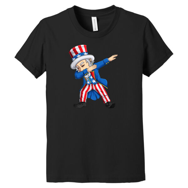 Dabbing Uncle Sam - Youth Jersey Short Sleeve Tee Thumbnail
