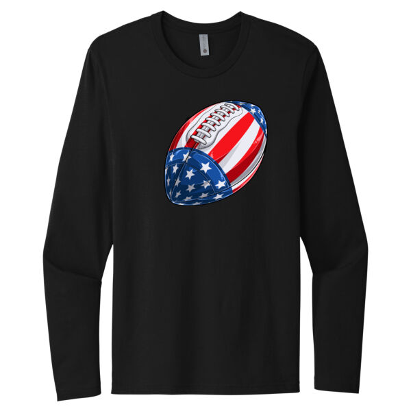 USA Football - Unisex Premium Cotton Long Sleeve T-Shirt Thumbnail