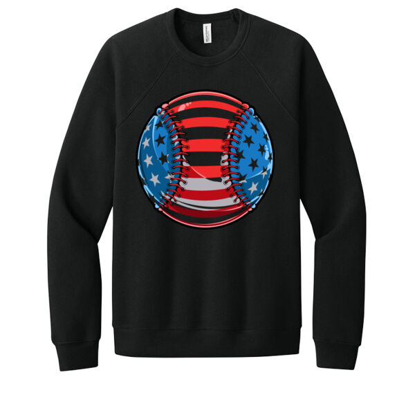 USA Baseball - Unisex Premium Fleece Crew Sweatshirt Thumbnail