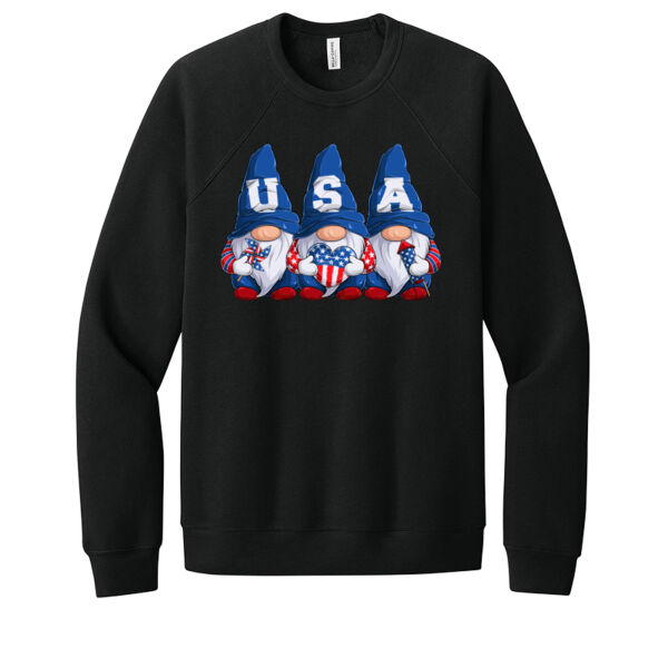 USA Gnomes - Unisex Premium Fleece Crew Sweatshirt Thumbnail