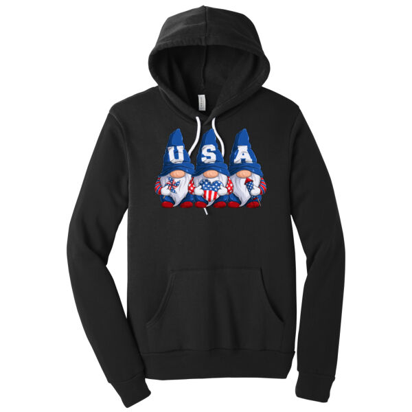 USA Gnomes - Unisex Premium Fleece Hooded Sweatshirt Thumbnail