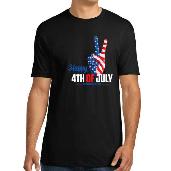 Happy Peace of July - Unisex Premium Cotton T-Shirt Thumbnail