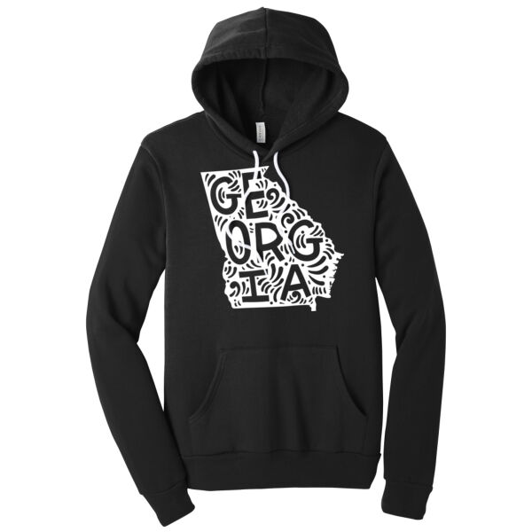 Georgia - Unisex Premium Fleece Hooded Sweatshirt Thumbnail
