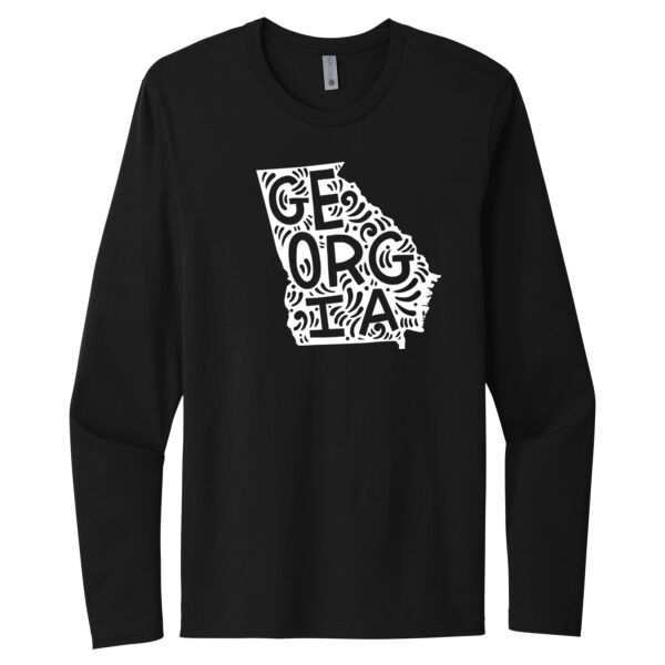 Georgia - Unisex Premium Cotton Long Sleeve T-Shirt Thumbnail
