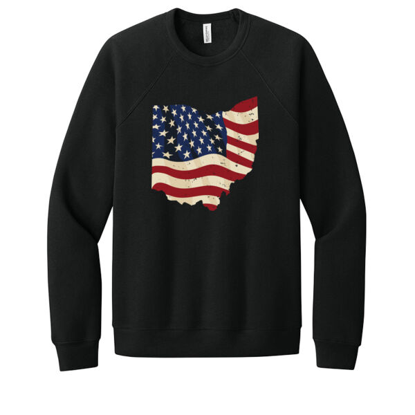 Ohio USA - Unisex Premium Fleece Crew Sweatshirt Thumbnail