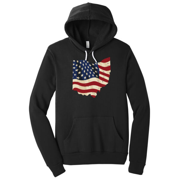 Ohio USA - Unisex Premium Fleece Hooded Sweatshirt Thumbnail
