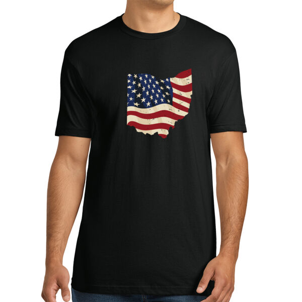 Ohio USA - Unisex Premium Cotton T-Shirt Thumbnail